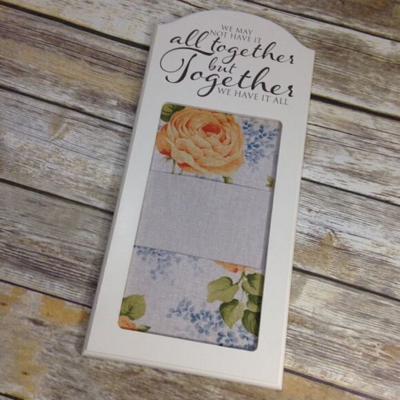DELETING‎ SOON Together we have it all Wall Pocket Sign - Picture 4 of 8